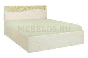 Светлая кровать с подъёмным механизмом Соната 160см